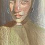 Meu projeto do curso: Desenhos de retratos expressivos com giz pastel seco. Een project van Traditionele illustratie,  Beeldende kunst,  Tekening,  Portrettekening y  Artistieke tekening van henzlaura - 26.11.2021