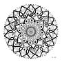 Mój projekt z kursu: Sztuka rysowania mandali: tworzenie geometrycznych wzorów. Een project van  Tekening y  Illustratie met inkt van Patrycja Truszkowska - 15.12.2021