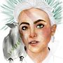 Mi Proyecto del curso: Retrato ilustrado en acuarela. Un projet de Illustration traditionnelle, Beaux Arts, Peinture, Dessin, Aquarelle, Dessin de portrait , et Dessin artistique de Areli Vidal - 16.12.2021