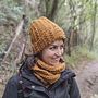 Bufanda y gorro Barcelona. Un projet de Tricot, Art textile , et Crochet de Raquel Busqué - 06.12.2021