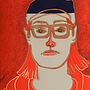 Paper cut self portrait. Projekt z dziedziny Trad, c i jna ilustracja użytkownika Sarah Wilbanks - 08.01.2022