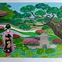 My project in Introduction to Gouache: A Chromatic Journey to Japan course. Un projet de Illustration traditionnelle, Beaux Arts, Peinture , et Peinture gouache de marianne_verkest - 11.01.2022