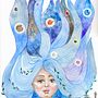 Mi Proyecto del curso: Técnicas de acuarela para ilustraciones de ensueño Ein Projekt aus dem Bereich Traditionelle Illustration, Zeichnung, Aquarellmalerei und Editorial Illustration von Ana Belén García Sánchez - 11.02.2022