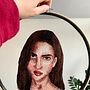 My project in Embroidered Portraits on Tulle course. Projekt z dziedziny  Haft, Portret i DIY użytkownika Elpiniki Georgiou - 16.02.2022