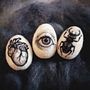 Felted eggs. Needle Felting, Sculpture, Arts, and Crafts project by Granel Milou - 04.18.2019