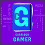 Logotipo da página Web Catálogo Gamer. Un proyecto de Diseño, Diseño Web y Diseño de logotipos de Rafael Silva de Souza - 14.02.2022