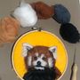 Mi Proyecto del curso: Needle felting: crea retratos con lana . Seni, Kerajinan, Seni Serat, Ilustrasi Naturalistik, Peleburan Jarum, Dan Desain Tekstil proyek oleh skapunkera - 01.16.2022