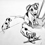 Dogs Ein Projekt aus dem Bereich Zeichnung von Micki Baksh - 08.03.2022