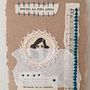 Mi Proyecto del curso: Técnicas de bordado experimental sobre papel.- "Estaba la niña linda". Un proyecto de Bellas Artes, Collage, Bordado y Diseño textil de Cecilia De Tanti - 13.03.2022