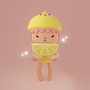 Mon projet du cours : Création de personnages kawaii en 3D avec Blender. Traditional illustration, Character Design, Digital Illustration, 3D Modeling, and Manga project by Chloé Bretnacher - 03.18.2022