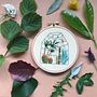 Plant Inspired Embroidery. Een project van Craft, Textiel y Borduurwerk van Melissa - 22.03.2022