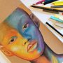 Mi Proyecto del curso: Ilustración con pastel y lápices de colores. Un progetto di Illustrazione tradizionale, Belle arti, Disegno a matita, Disegno, Disegno di ritratti, Disegno realistico e Disegno artistico di Sandra Plensa - 04.04.2022