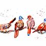 My project for course: Artistic Watercolor Techniques for Illustrating Birds. Un proyecto de Ilustración tradicional, Pintura a la acuarela, Ilustración naturalista				 y Dibujo realista de Natalija Stojanović - 03.05.2022