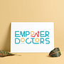 Empower Doctors Typeface Poster. Design, Design gráfico, Tipografia, Criatividade, Design de cartaz, Design digital, e Desenho tipográfico projeto de Dabin Im - 07.05.2022