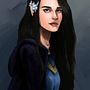 Lúthien - concept art of Tolkien's character. Un progetto di Arte concettuale di Maja Bartnicka - 08.05.2022