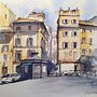 Rome, ink and watercolor. Een project van L, scaping y Schilderij van Ekaterina Chistiakova - 16.05.2022