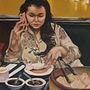 Hold on, I'm eating dumplings right now. - Oil Painting. Ilustração tradicional, e Pintura projeto de Dawn - 22.05.2022