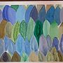 Feuilles  : Création de palettes de couleurs à l’aquarelle. Un projet de Illustration traditionnelle, Beaux Arts, Peinture, Aquarelle , et Théorie des couleurs de Sylvie - 24.05.2022