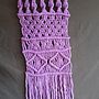Mi proyecto del curso: Macramé: nudos básicos y complejos. Un proyecto de Diseño de complementos, Diseño de interiores, Decoración de interiores, Tejido, Macramé y Diseño textil de barbara_a_aceituno - 16.06.2022