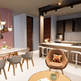 Mi proyecto del curso: Color aplicado al diseño de interiores. Un progetto di Interior design, Interior Design, Interior Design, Teoria del colore e Progettazione dello spazio di Alejandra Niño Páez - 23.06.2022