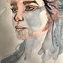Daenerys Targaryen in Watercolors. Projekt z dziedziny Portret, Malowanie akwarelą,  R i sunek użytkownika . . - 28.06.2022