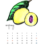 Fruit for Thought - 2019 Calendar Design. Traditional illustration, Design, Graphic Design, Drawing, Digital Illustration, Digital Design, Digital Drawing, Floral, and Plant Design project by lorlianne - 07.05.2022