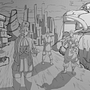 Meu projeto do curso: Fundamentos do desenho de pessoas a partir da imaginação. Ilustração tradicional, Artes plásticas, Esboçado, Desenho a lápis, Desenho, Desenho artístico, e Desenho anatômico projeto de karlsefni - 19.07.2022