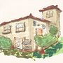Óbidos, Portugal. Un progetto di Illustrazione tradizionale di João Cintra - 15.08.2022