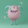 Meu projeto do curso: Criação de personagens Kawaii em 3D com Blender . Ilustrație tradițională, Design de caractere, Ilustrație digitală, modelare 3D și Manga de Ohannna Cunha - 08.12.2022