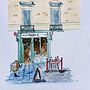 Storefronts of Dublin . Drawing, Painting, and Traditional illustration project by Stephan Aal - 08.20.2022