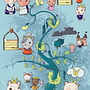 Mijn project van de cursus: Verhaalillustratie in kawaii-stijl . Ilustrasi tradisional, Desain Karakter, Ilustrasi Digital, Dan Manga proyek oleh elianereehuis - 08.22.2022