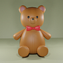 Osito de peluche. Un progetto di Design, Character design e Progettazione 3D di Paulina Vargas - 01.09.2022
