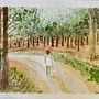 Il mio progetto del corso: Paesaggi naturali ad acquerello . Seni Rupa, Lukisan, Dan Lukisan Cat Air proyek oleh Daniela Brozzu - 09.04.2022