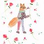 Mi proyecto del curso: Creación de acuarelas para ilustración narrativa . Ilustrasi tradisional, Lukisan Cat Air & Ilustrasi Anak-Anak proyek oleh Adriana Romero - 09.16.2022