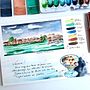 Mi proyecto del curso: Cuaderno de viaje en acuarela. Traditional illustration, Watercolor Painting, Architectural Illustration, and Sketchbook project by Marina Miguel - 09.27.2022