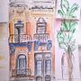 "Casita de Buenos Aires". Un projet de Esquisse , Dessin, Illustration architecturale, Carnet de croquis et Illustration à l'encre de Alejandra Luna - 23.09.2022