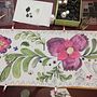 Flores. Arts, Crafts, Painting, Decoration, DIY, Textile D, and eing project by Tanya Ivanova - 10.06.2022