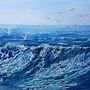 Completed Art works - Ocean Blue. Een project van  Beeldende kunst van Lena Dalton - 20.10.2022