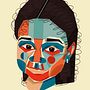 My project for course: Geometric Portraits with Procreate Ein Projekt aus dem Bereich Traditionelle Illustration und Digitale Illustration von Erick Vasquez - 22.10.2022