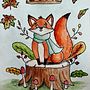 Fox. Un projet de Illustration traditionnelle de Vania Borisova - 26.10.2022