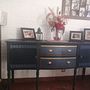Mi proyecto del curso: Upcycling de muebles vintage con técnicas de pintura. Arts, Crafts, Furniture Design, Making, Interior Design, Painting, DIY, Woodworking, Upc, cling, Decorative Painting, Furniture Restoration, Upc, and cling project by Veronica Aldaz - 10.29.2022