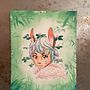Bunny in the woods. Een project van Traditionele illustratie van Heather Dittmar - 31.10.2022