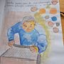 Meu projeto do curso: Criação de personagens a partir de desenhos de observação. Ilustração tradicional, Design de personagens, Desenho, e Sketchbook projeto de emi_imasato - 02.11.2022