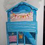 Beach huts and other novelties. Projekt z dziedziny Tradycyjna ilustracja, Sketching, Kreatywność,  Rysunek, Malowanie akwarelą, Sketchbook i Malowanie gwaszami użytkownika Auriel Roe - 02.11.2022