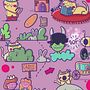 Il mio progetto del corso: Illustrazione di una storia in stile kawaii. Un progetto di Illustrazione tradizionale, Character design, Illustrazione digitale e Manga di banancygal - 08.11.2022