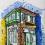 My project for course: Expressive Architectural Sketching with Colored Markers. Sketching, Drawing, Architectural Illustration, Sketchbook & Ink Illustration project by Kelvin Ng - 11.11.2022