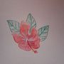 hibiscus et laurier blanc. Traditional illustration project by Diane - 11.15.2022