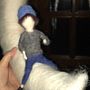 On the Moon. Un progetto di Needle felting di vale_sono_io - 02.01.2023