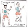 Cuando voy al GYM. Un progetto di Illustrazione tradizionale, Fumetto, Disegno a matita, Disegno e Narrativa di Sergio Murillo - 31.12.2022