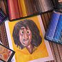 Mi proyecto del curso: Retrato realista con lápices de colores. Un progetto di Illustrazione tradizionale, Belle arti, Disegno a matita, Disegno, Disegno di ritratti, Disegno realistico, Disegno artistico e Disegno con matite colorate di Benjamín Nicolás Lillo Riquelme - 09.01.2023